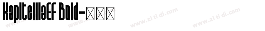 KapitelliaEF Bold字体转换